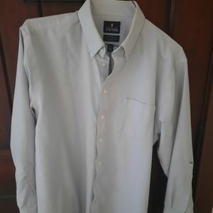 Mens long sleeve Stafford dress shirt 17 34-35